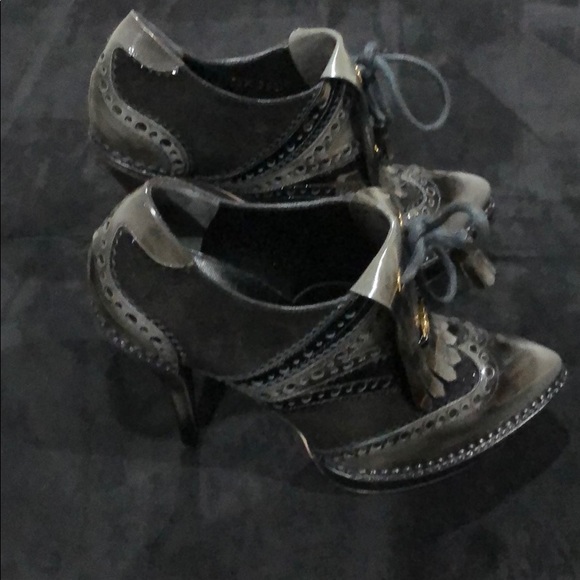 Gucci black leather ankle suede boots - Picture 4 of 15